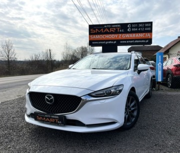 Mazda 6 III Sport Kombi Facelifting 2018 2.0 Skyactiv-G 145KM 2019 Mazda 6 Automat / Navi / Biała Perła / Salon Pl, zdjęcie 2