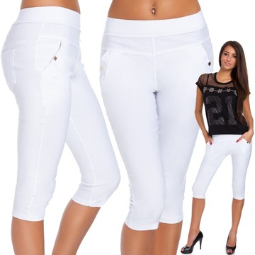156_roz._5XL_ SPODNIE 3/4 RYBACZKI, KOLORY
