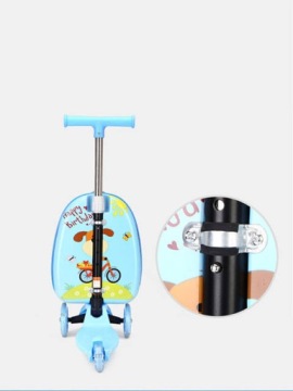 САМОКОНД ДЛЯ СОБАКИ LED ДЕТСКИЙ ЧЕМОДАН 2В1 БАГАЖ