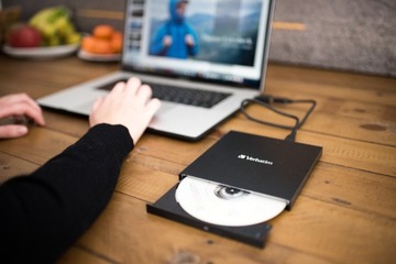Внешний DVD-рекордер Verbatim Slimline USB-C