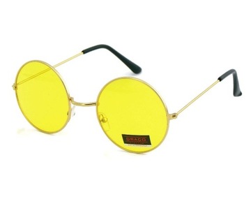 DRACO LENONKI OKULARY Przeciwsłoneczne UV Vintage