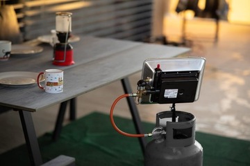 ЛУЧИСТЫЙ ГАЗОВЫЙ НАГРЕВАТЕЛЬ, РЕГУЛИРУЕМЫЙ НА БАЛЛОННОМ СОЛНЕЧНОМ НАГРЕВАТЕЛЕ 4500ВТ