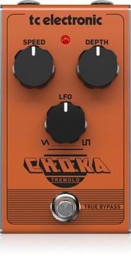 Choka Tremolo Analogowy Efekt Gitarowy Tremolo Kontrola LFO TC Electronic