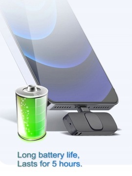 Беспроводной петличный микрофон для вашего смартфона.