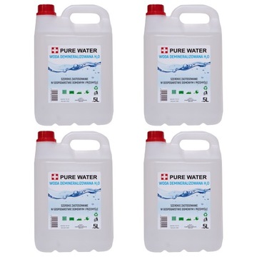Woda DEMINERALIZOWANA 20L (4x5L)