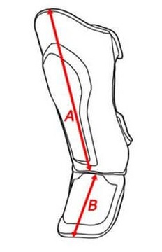 Ochraniacze na piszczele goleń i stopę BUSHIDO XL