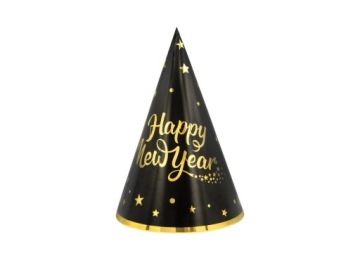Шапочки Happy New Year, 16 см (1 уп. / 6 шт.)
