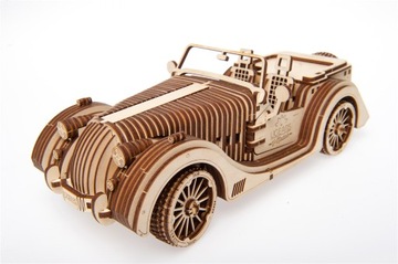 Roadster auto model mechaniczny - puzzle 3D UGears