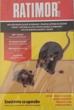 lep na myszy z klejem pułapka klejowa RATIMOR