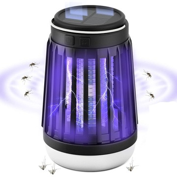 LAMPA UV SOLARNA DO PRZECIW KOMAROM OWADOBÓJCZA ŚRODEK DO ZABIJANIA OWADÓW