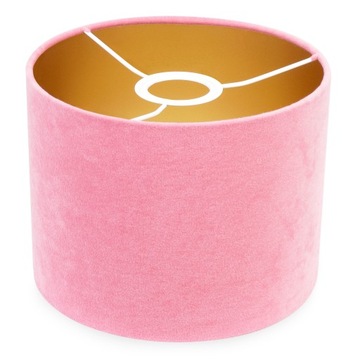 NOWOCZESNY ZŁOTY ABAŻUR WELUR 20 cm