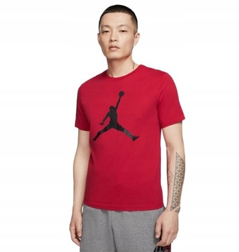 Koszulka męska Nike Air Jordan DA6796-687 T-shirt czerwony r. L