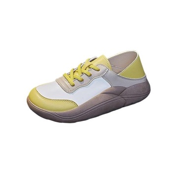 Damskie buty do chodzenia wsuwane Lekkie, codzienne tenisówki do biegania 36 żółte
