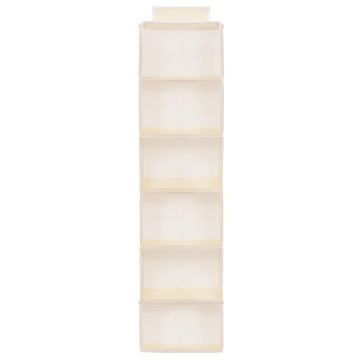 ПОДВЕСНОЙ ОРГАНАЙЗЕР ДЛЯ ГАРДЕРОБА ШКАФ 120см 6 ПОЛОК ПОЛКА ВЕШАЛКА КОНТЕЙНЕР