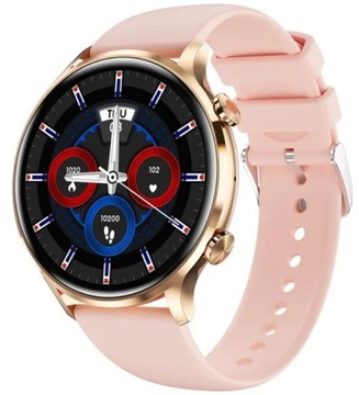 СМАРТ-ЧАСЫ ЖЕНСКИЕ ВОДОНЕПРОНИЦАЕМЫЕ ЧАСЫ PL ВЫЗОВ МЕНЮ СМАРТ-ЧАСЫ + 4 РЕМЕШКА