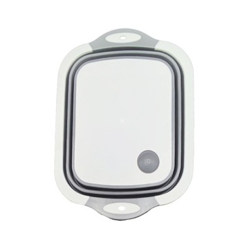 БОЛЬШАЯ ТУРИСТИЧЕСКАЯ СКЛАДНАЯ ЧАША ДЛЯ РАЗДЕЛОЧНОЙ ДОСКИ СИЛИКОНОВАЯ