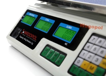 ELEKTRONICZNA WAGA 40KG / 2g SKLEPOWA MAGAZYNOWA +