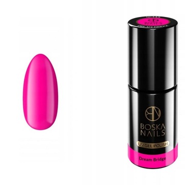 BOSKA NAILS lakier hybrydowy RÓŻOWY NEON 345