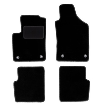 dywaniki czarne do: Ford Ka MK2 FL hatchback 2012-2018