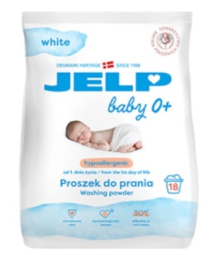 Порошок для прання 1,35 кг для білого 18WL JELP Baby 0+