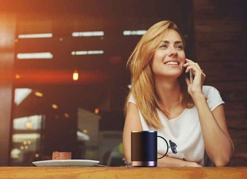 ASOBU UlLTIMATE MUG Белая термокружка 360 мл