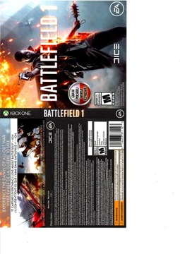 XBOX ONE BATTLEFIELD 1 NOWA Po Polsku Dubbing PL
