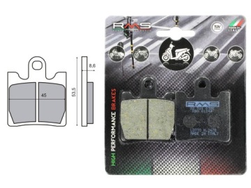 KLOCKI HAMULCOWE SUZUKI BURGMAN 250 RMS