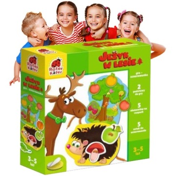 GRY EDUKACYJNE dla 3 LATKA Jeżyk w Lesie RODZINNE