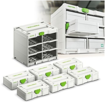 Stojak na Systainery³ SYS3-RK/6 M 337-Set Festool 577816 + SYSTAINERY