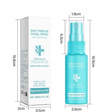 1 ПК с брызги с гипохлористой кислотой для всех типов кожи