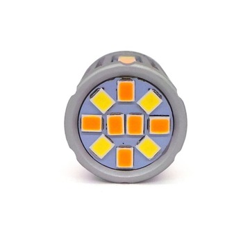 P77/7W LED 3157 12-24В без ошибок бело-оранжевый