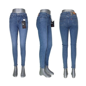 Levi's 710 jeansy damskie 177800070 -rurki- oryg. nowa kol. Levis - W27/L32