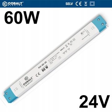 ZASILACZ DO TAŚM LED ULTRA SILIM IP20 PLV 60W 24V