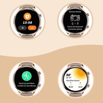 Zegarek Damski Smartwatch z Funkcją Rozmowy Menu PL + 2 PASKI + SŁUCHAWKI