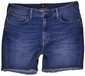 LEE spodenki BLUE jeans BOYFRIEND SHORT _ W40