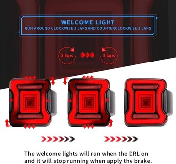 JEEP WRANGLER JL 2018- КОМПЛЕКТ ЛАМП LED VLAND ОРАНЖЕВЫЙ СИГНАЛ ПОВОРОТА