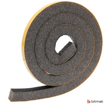 Изоляционная пена, уплотнитель, утеплитель окон, гаражных ворот, 1,5 см.