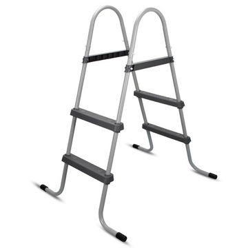 МЕТАЛЛИЧЕСКАЯ ЛЕСТНИЦА ДЛЯ БАССЕЙНА INTEX BESTWAY, ВЫСОТА ДО 84 СМ