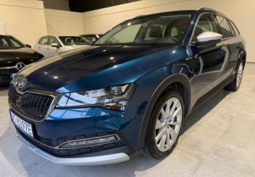 Skoda Superb III Scout 2.0 TDI SCR 200KM 2021 Skoda Superb salon PL FV VAT 23 gwarancja Scout 4x4 200 KM 2.0