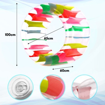 Детский плавательный круг для водных игрушек для бассейна, надувной водный ролик