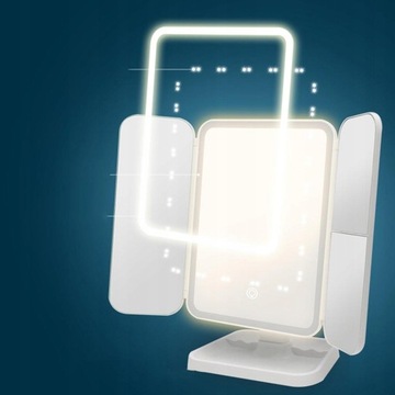 Зеркало для макияжа с подсветкой, 52 светодиода.