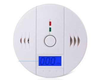 Czujnik czadu detektor tlenku węgla CO LCD alarm PL CERTYFIKAT CE