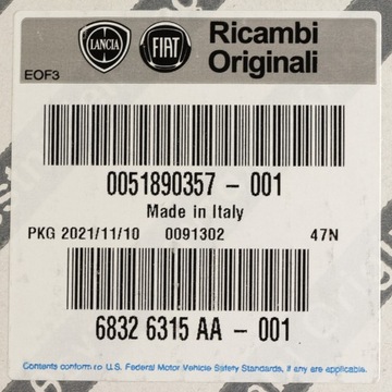 КОРПУС ВОЗДУШНОГО ФИЛЬТРА 1.4 16V FIAT 500L 500 L 51890357