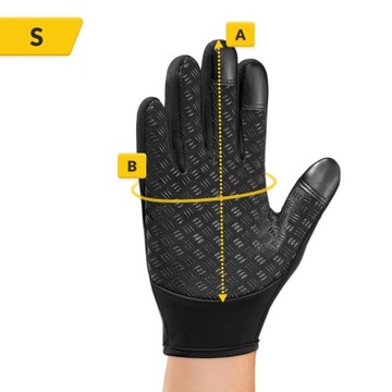 ТЕРМАЛЬНЫЕ ЗИМНИЕ ВЕЛОСИПЕДНЫЕ ПЕРЧАТКИ S