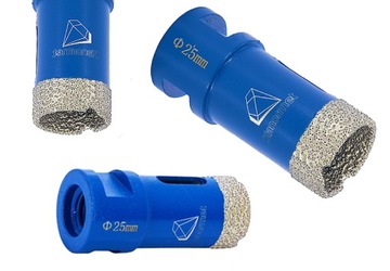 KORONKA DIAMENTOWA 25MM WIERTŁO DO GRESU CERAMIKI M14 OTWORNICA DO GRESU