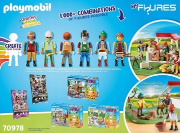 PLAYMOBIL 70978 My Figures: Ranczo Figurki Konie