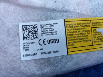 JEEP WRANGLER JL 21 22 23 ULOŽENÍ SEDADLA LEVÝ PRAVÁ