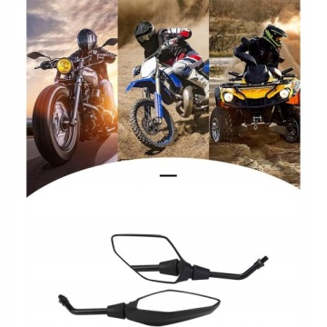 БОЛЬШИЕ УНИВЕРСАЛЬНЫЕ ЗЕРКАЛА МОТОЦИКЛ СКУТЕР КВАДРОЦИКЛ ATV M8 M10