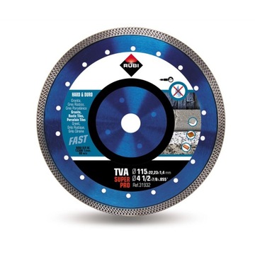 Rubi TVA 115 SUPERPRO 31932 Tarcza Do Gresu