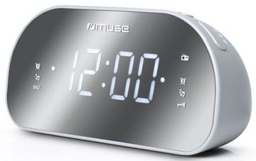 Budzik radiowy Muse M-170CMR z funkcją Lustro
